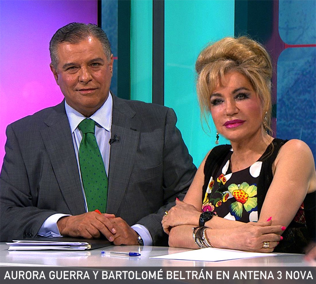 Aurora Guerra y Bartolom Beltrn en Antena 3 Nova