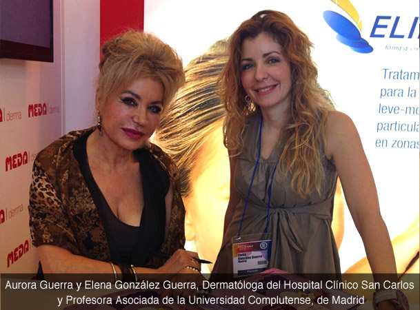 Aurora Guerra y Elena Gonzlez Guerra, Dermatloga del Hospital Clnico San Carlos y Profesora Asociada de la Universidad Complutense, de Madrid.