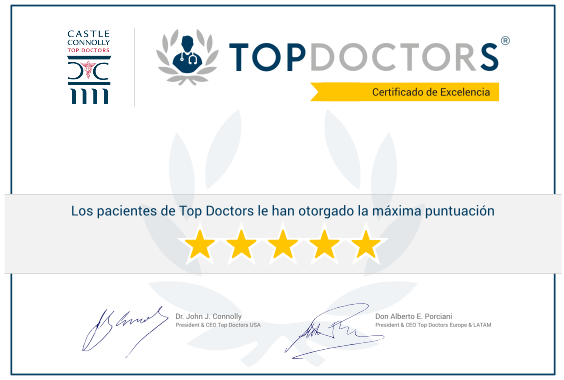 La doctora Aurora Guerra ha obtenido el Premio de Excelencia Profesional otorgado por las los propios pacientes 2016