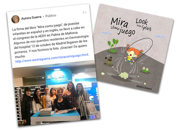 Nuevo libro de Aurora Guerra `Mira cmo juego`